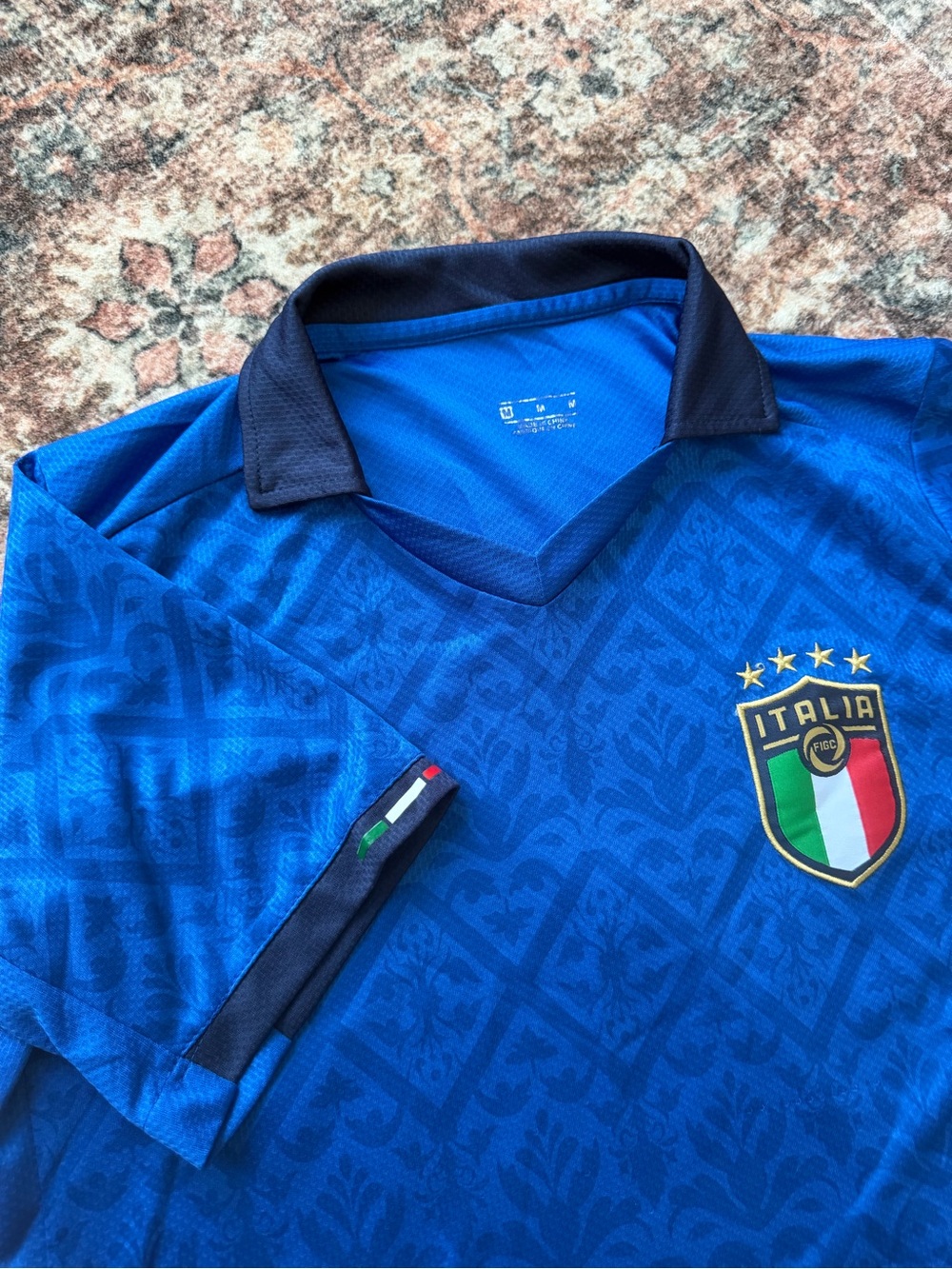 Italy National Team Blue Men's Football Jersey